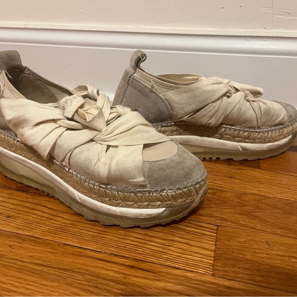 Free People Chapmin Suede Chunky Espadrille Platform Sneakers - Picture 3 of 4